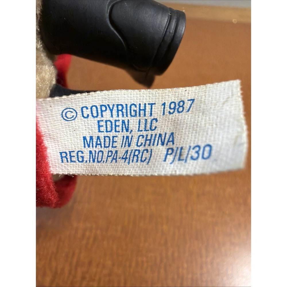 Vintage Paddington Bear Plush Eden Toys 1987 - Picture 5 of 9